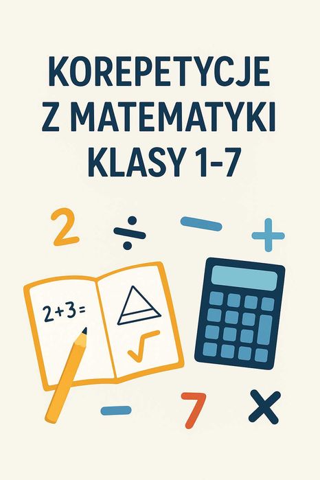 Korepetycje z matematyki dla klas 1-7