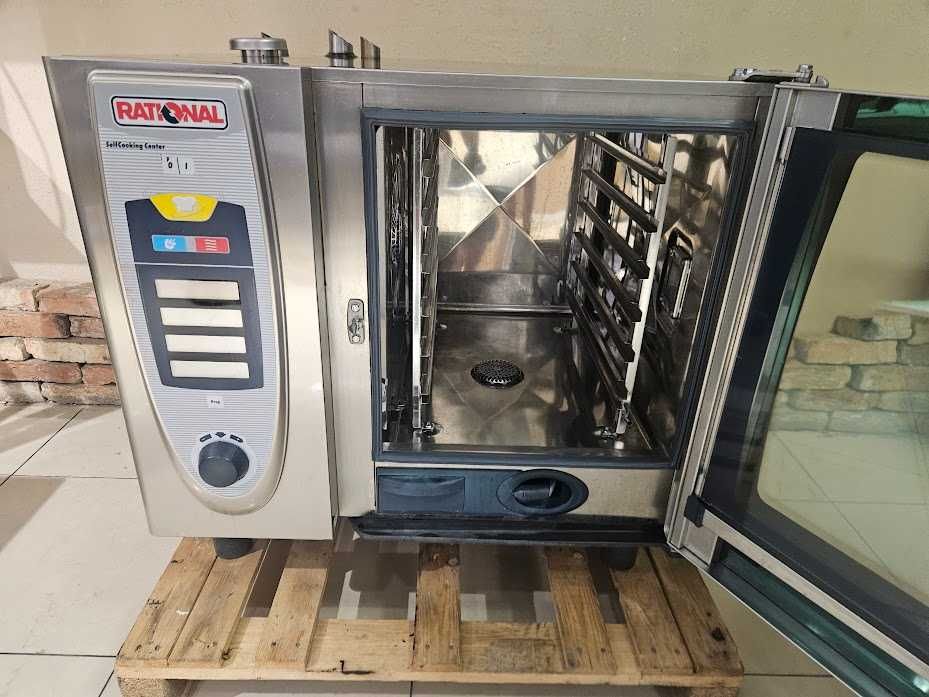 Piec konwekcyjno-parowy RATIONAL SCC 61 G – gazowy  6 x GN 1/1