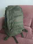 Wodoodporny plecak turystyczny, taktyczny 45 l, zielony, lekki