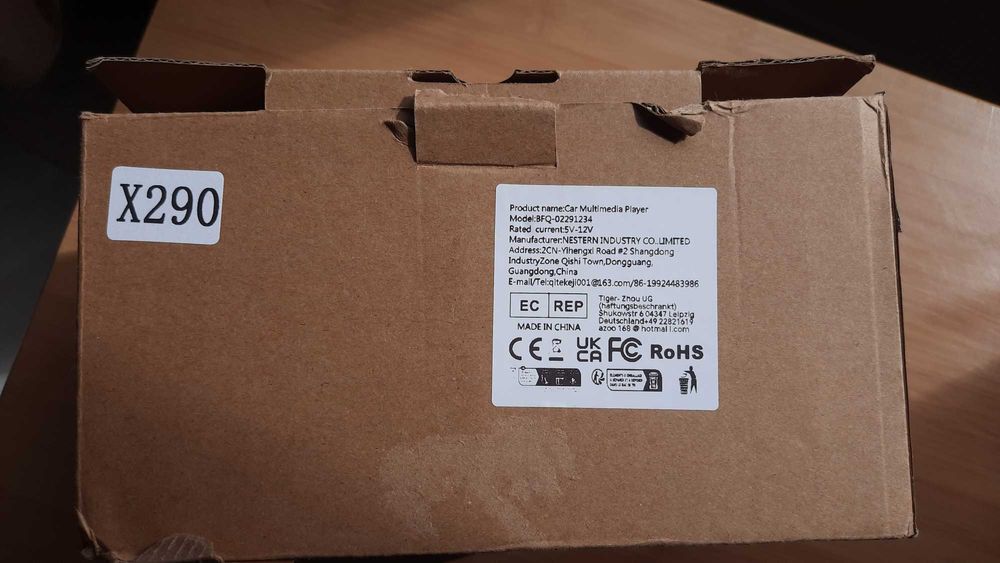 Leitor Android para carro com Bluetooth e GPS Novo