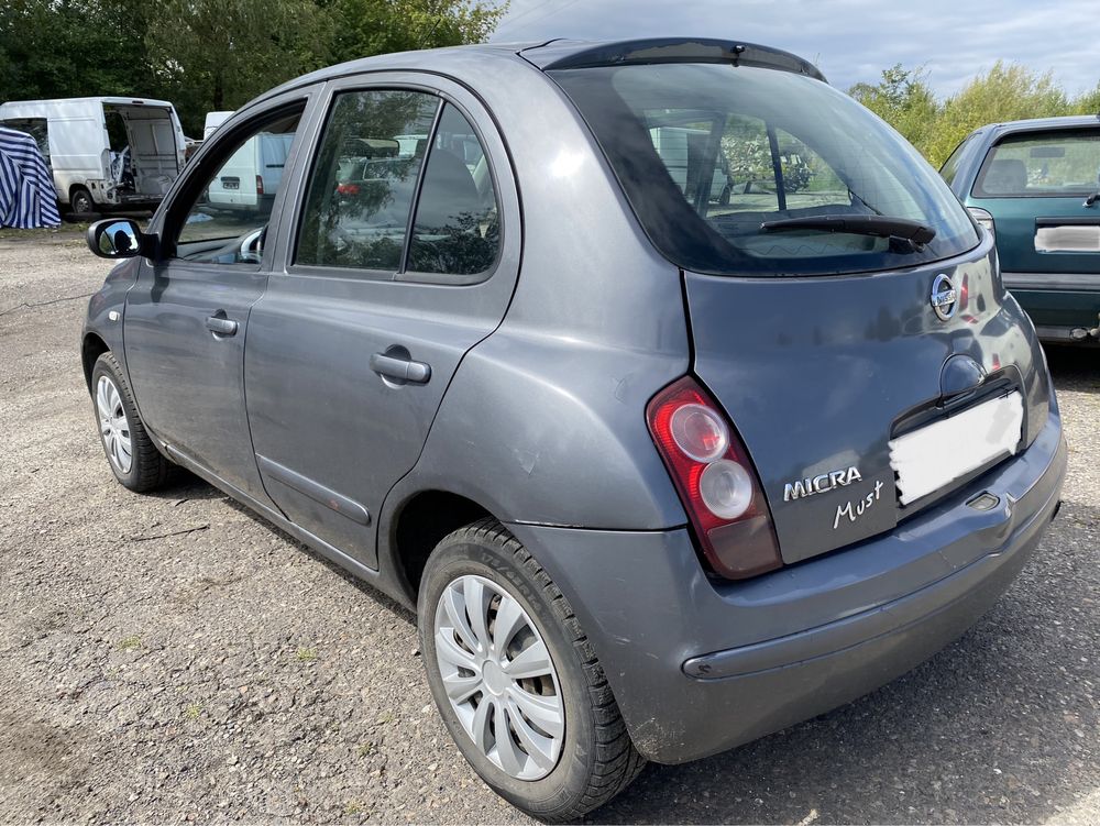 Części z Nissan Micra K12 1.5 dCi Szary KY5G KY5 G 03-10r 5 Drzwi