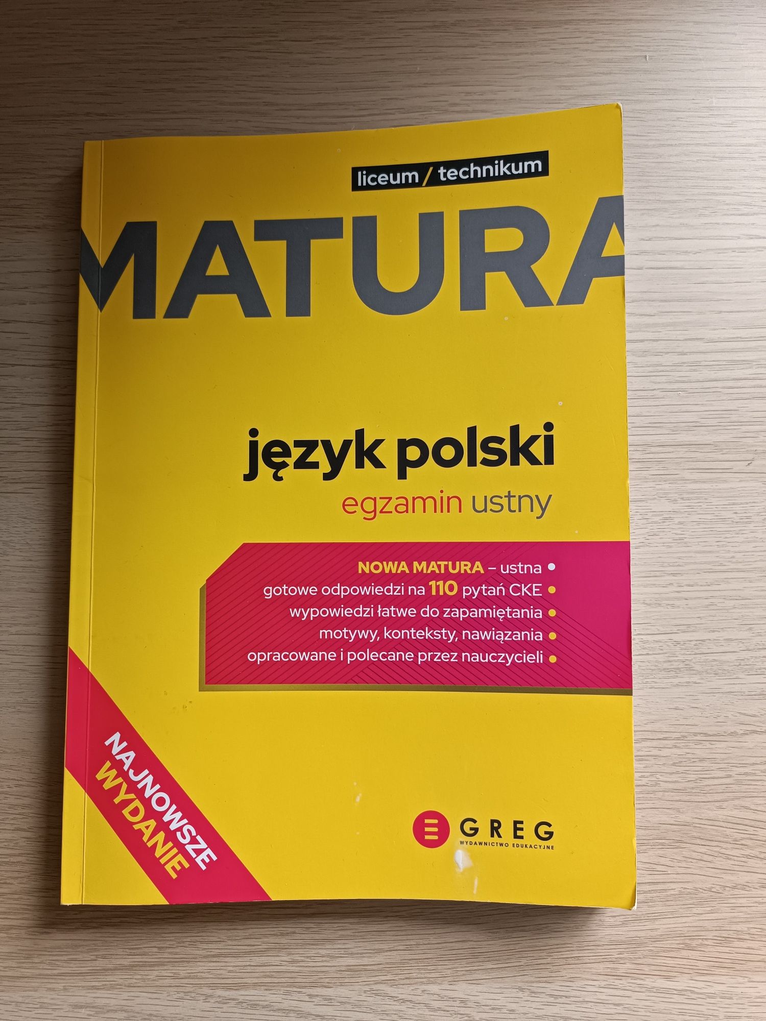 Matura ustna- język polski