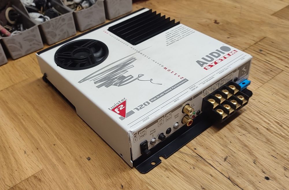 Wzmacniacz Audio System Twister  F2-120 hi end 2/1 kanał oldschool