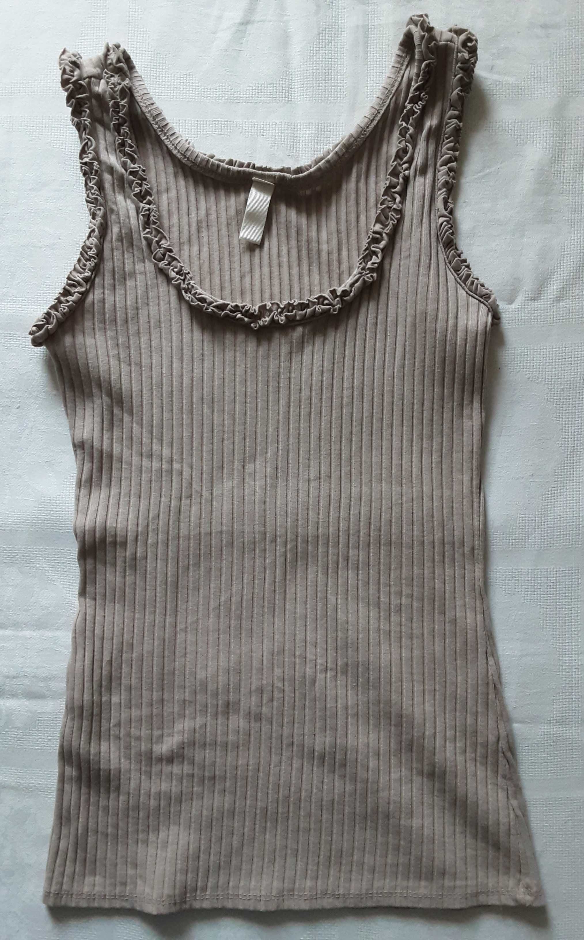 one size M L Vanilla SRL top beżowy