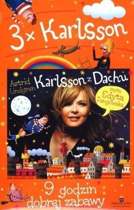 3 x Karlsson CD Mp3 Jung-off-ska sp. k. Astrid Lindgren Rok wydania: