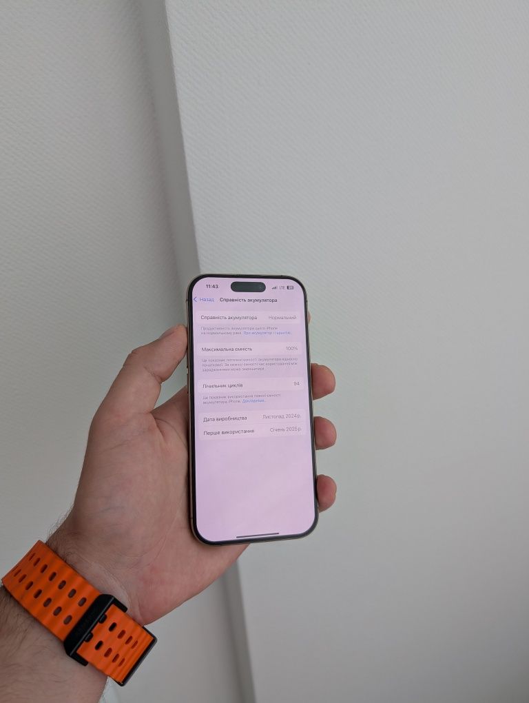 IPhone 16 Pro 128 Фізична Сім