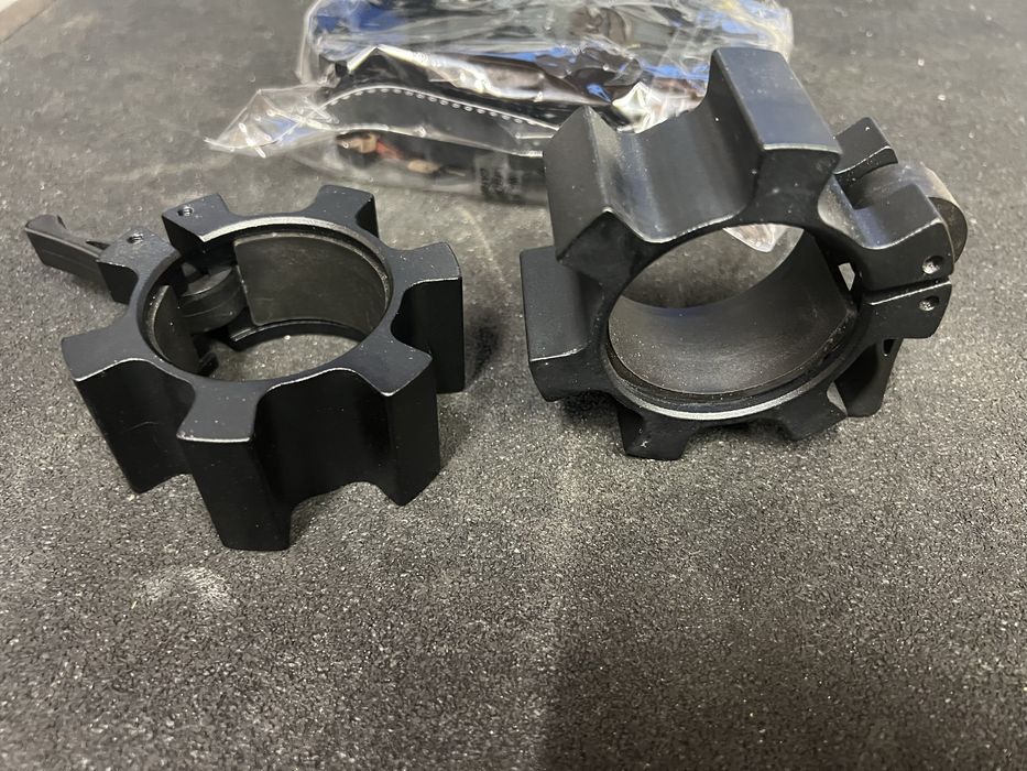 Mocne i szybkie zaciski Aluminiowe na gryfy olimpijskie 50mm