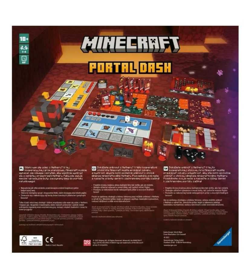 Na Lewara Gra planszowa Minecraft Portal Dash