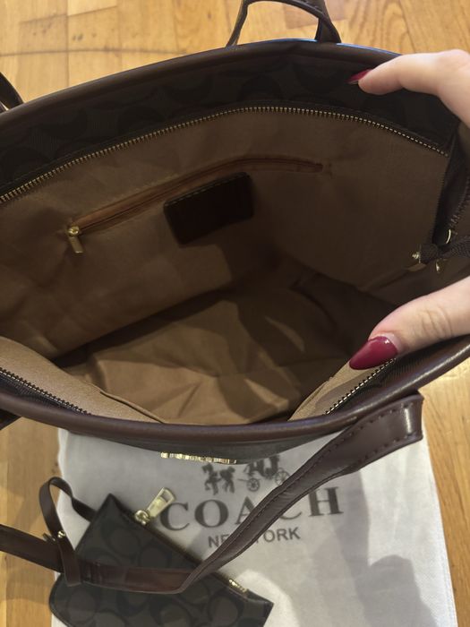 Coach Mala Castanha Escura