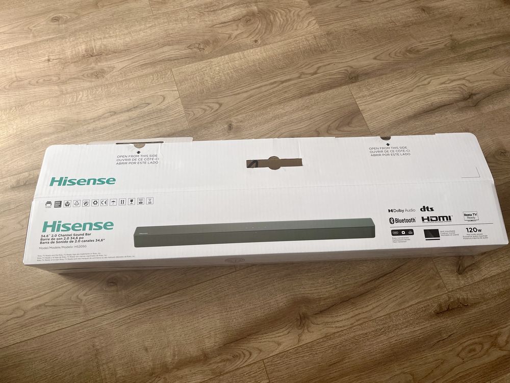 Soundbar Hisense HS205G nowy