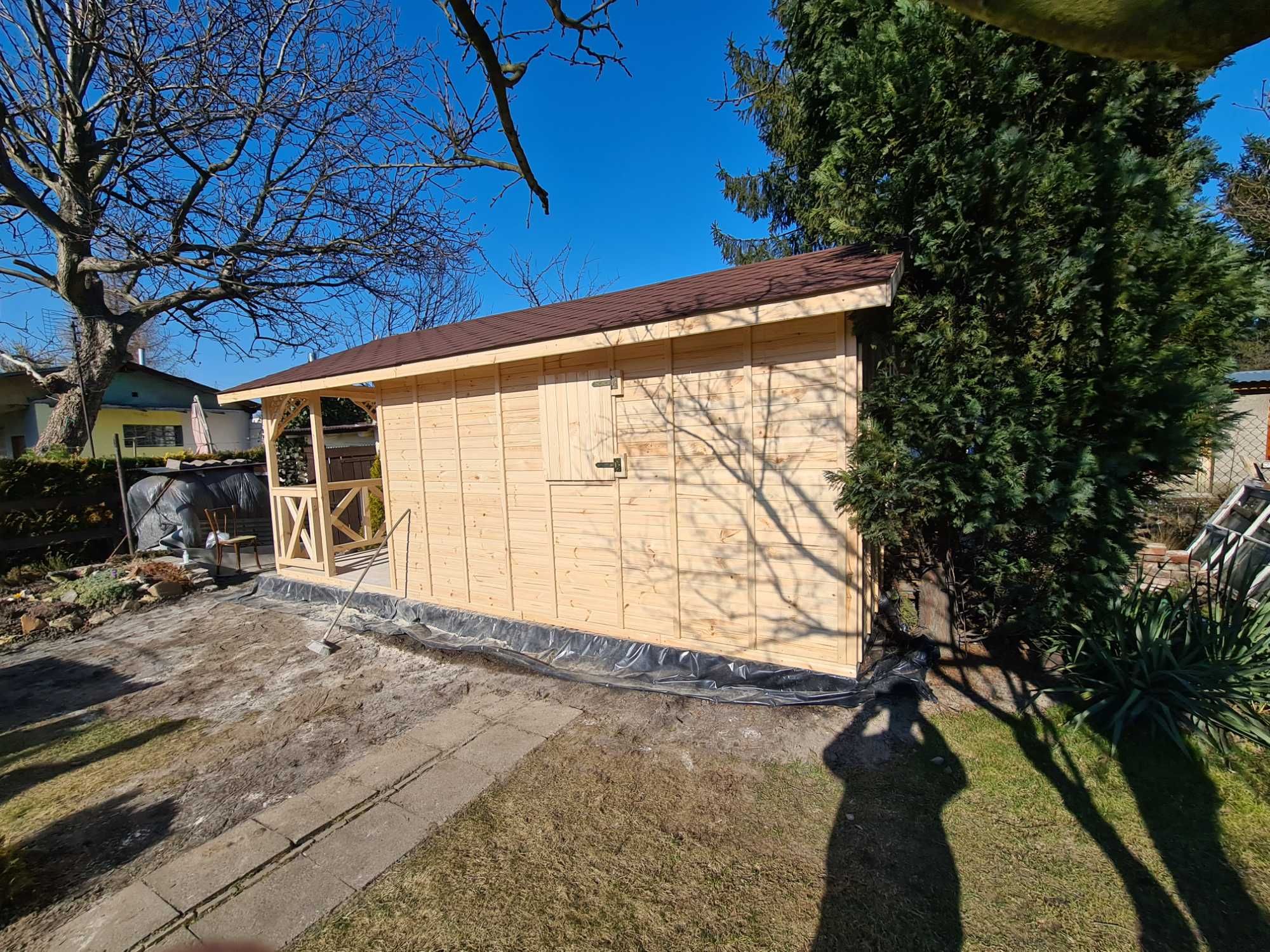 Domek letniskowy 6x3 ogrodowy altana pergola ROD