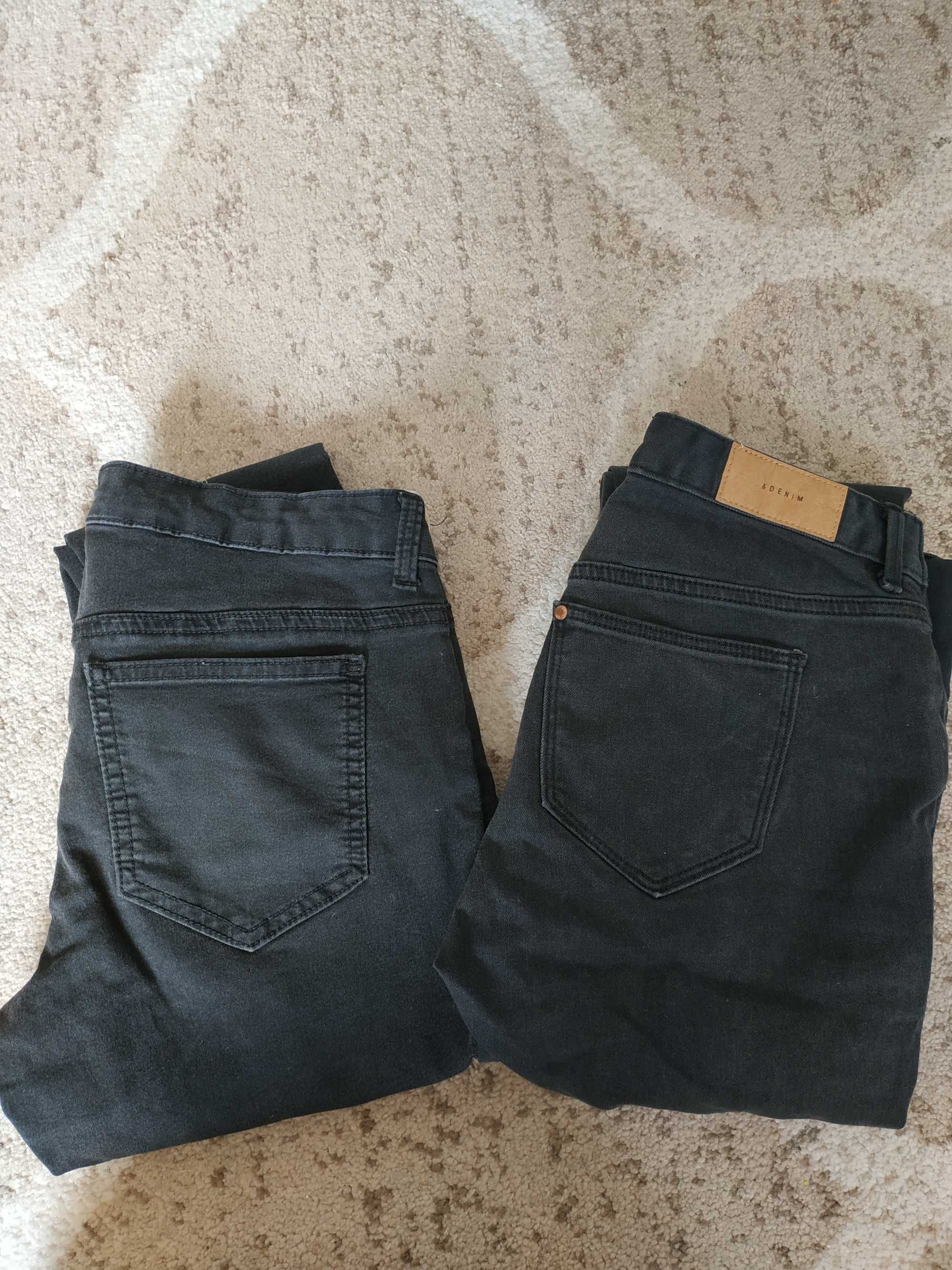 Spodnie ciążowe jeansy 2 pary H&M 36 38