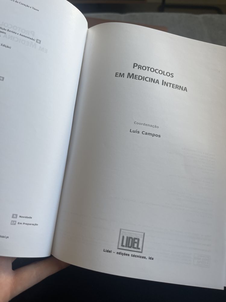 Livro Protocolos em Medicina Interna