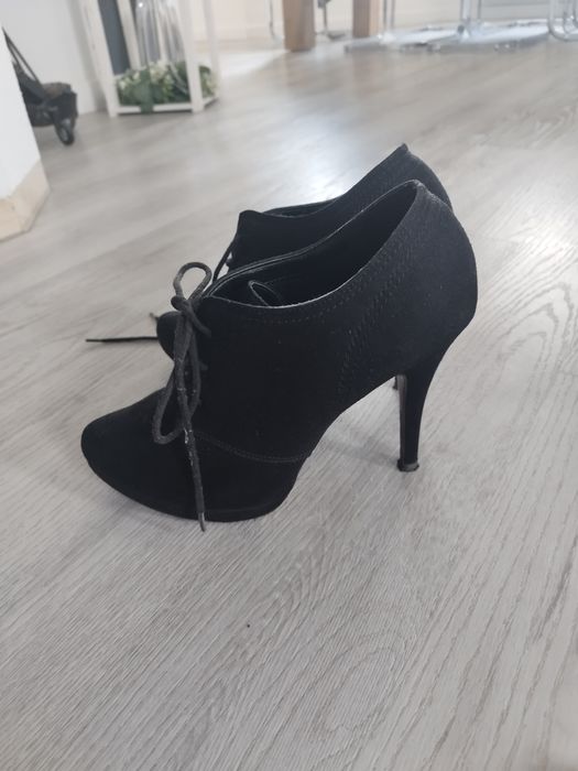 Botki czarne damskie