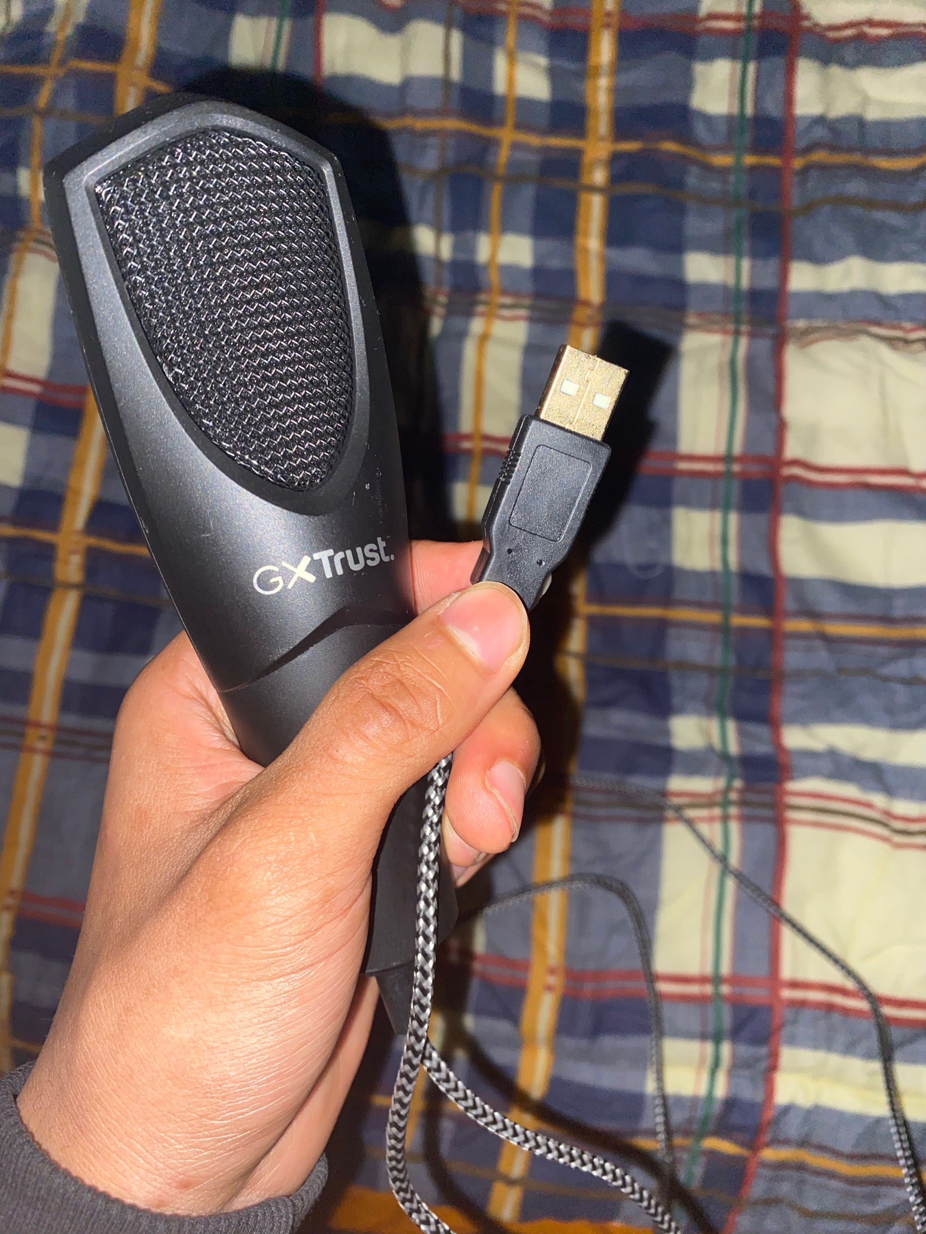 Microfone streaming USB como novo