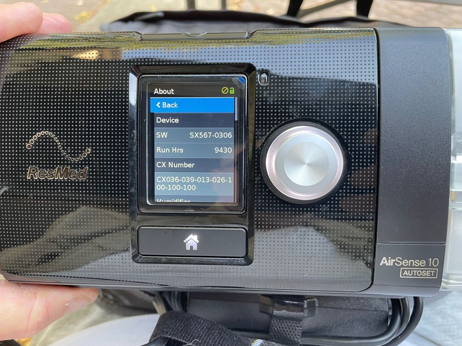 Resmed AirSense 10 AutoSet C-PAP ИВЛ аппарат для лечения храпа (апное)