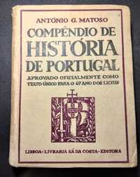 Livro raro - Compêndio de História de Portugal