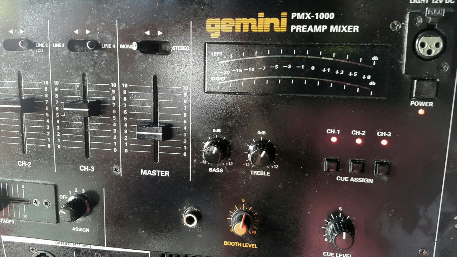 Gemini - 3 kanałowy mikser DJ