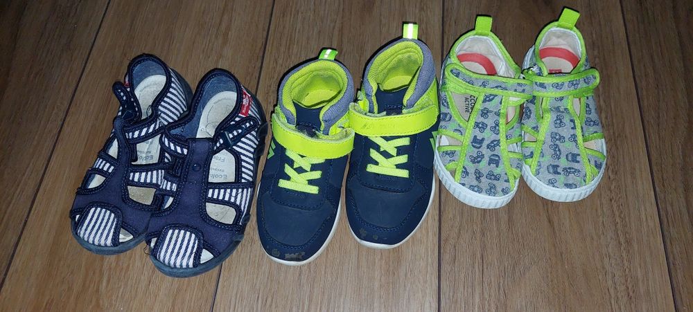 Buty chłopięce zestaw