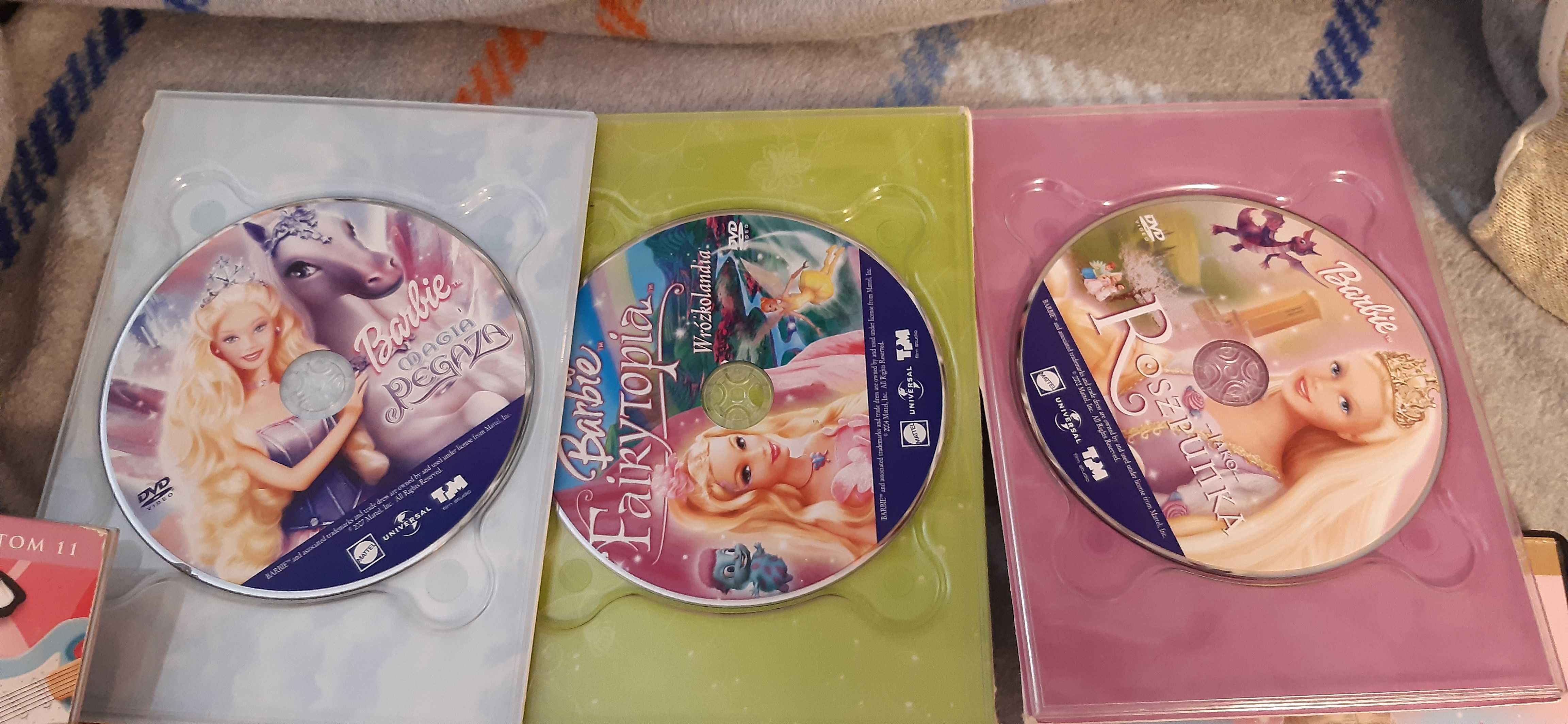 5 dvd bajki dla dzieci barbie