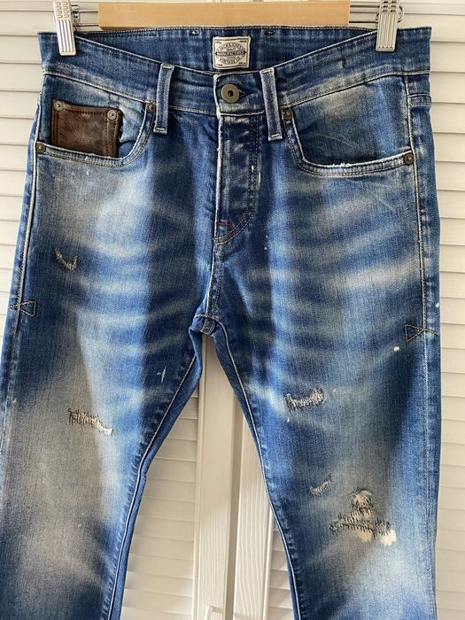 Spodnie jeansowe jeansy Jack & Jones denim vintage slim fit