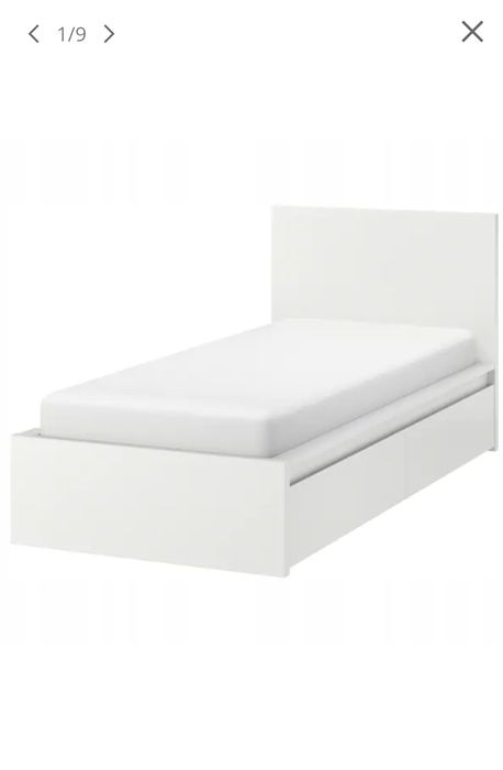 Sprzedam łóżko młodzieżowe IKEA MALM Rama łóżka 90x200