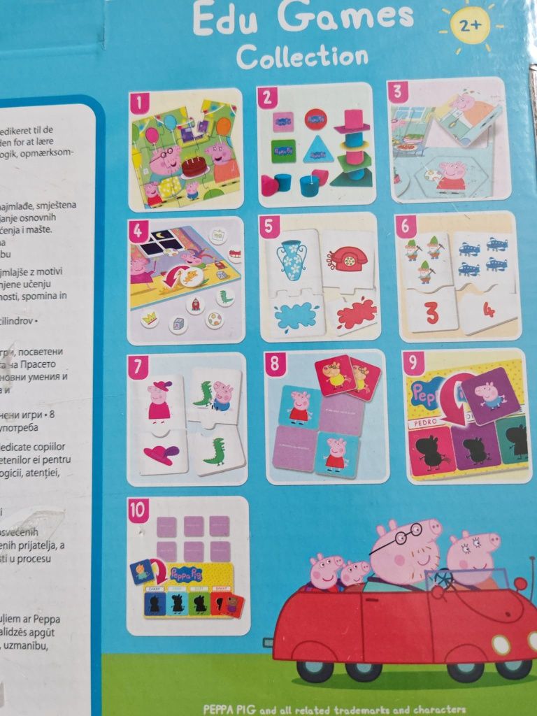 Gra edu games collection świnka peppa pig