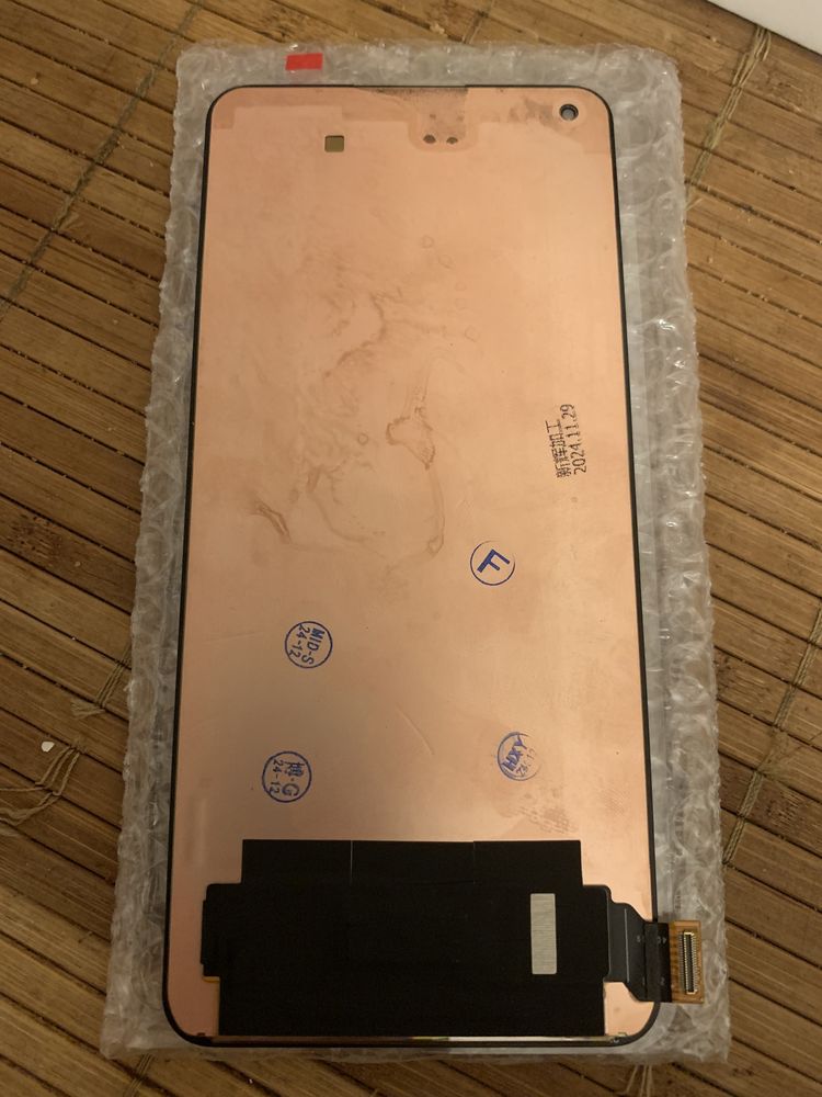 Дисплей для Xiaomi 11 Lite, 11 Lite 5G, чорний, без рамки