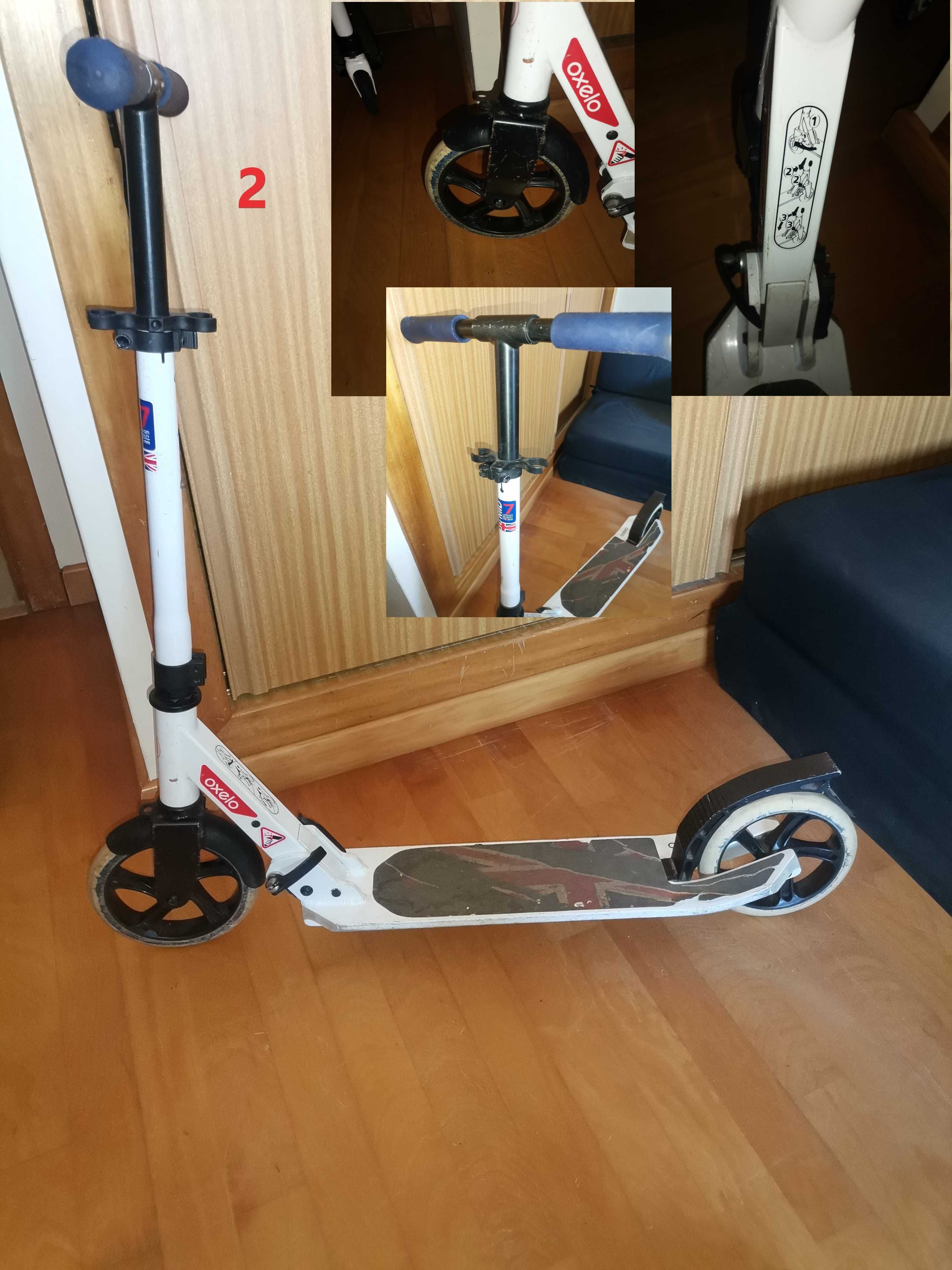 Trotinetes da marca OXELO