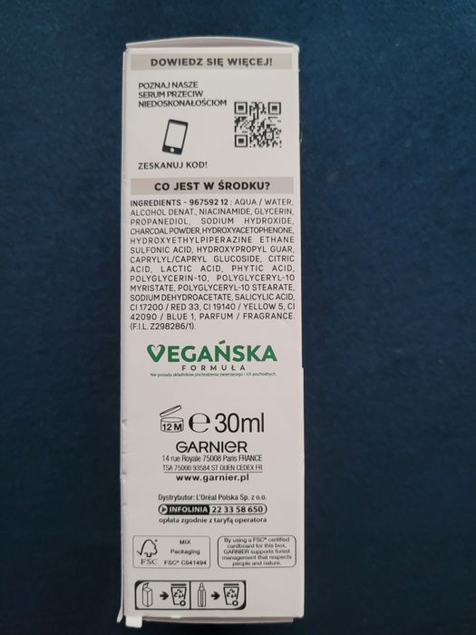 Garnier Pure Active serum przeciw niedoskonałościom