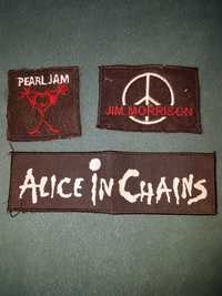 Naszywki Pearl Jam, Jim Morrison, Alice in Chains