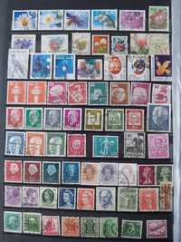 160 różnych znaczków pocztowych