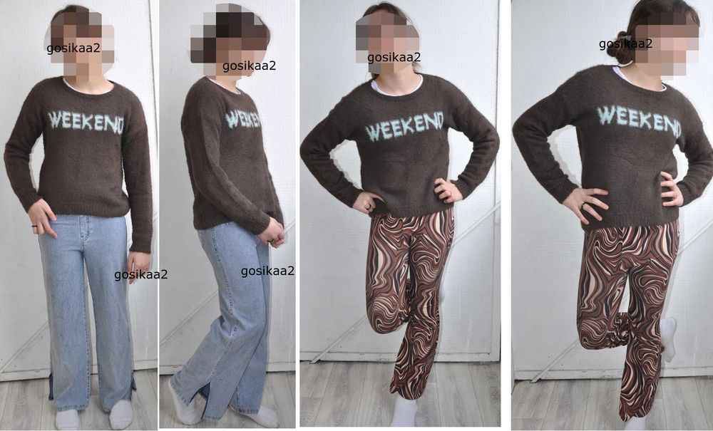 COOL CLUB_Sweter_włochaty mięciutki 158