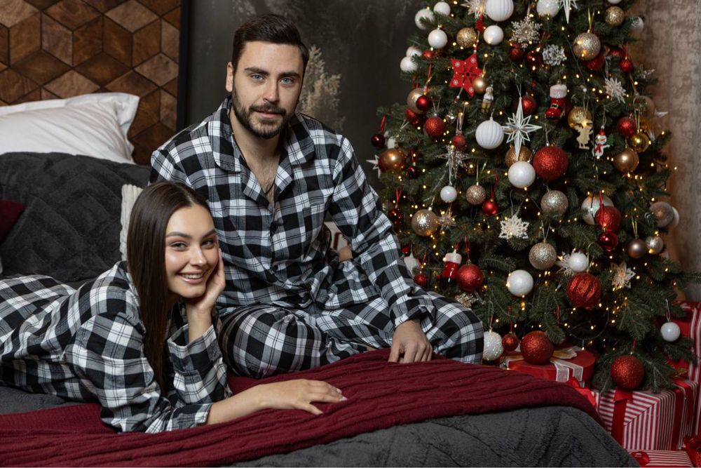 Фланелева піжама жіноча унісекс