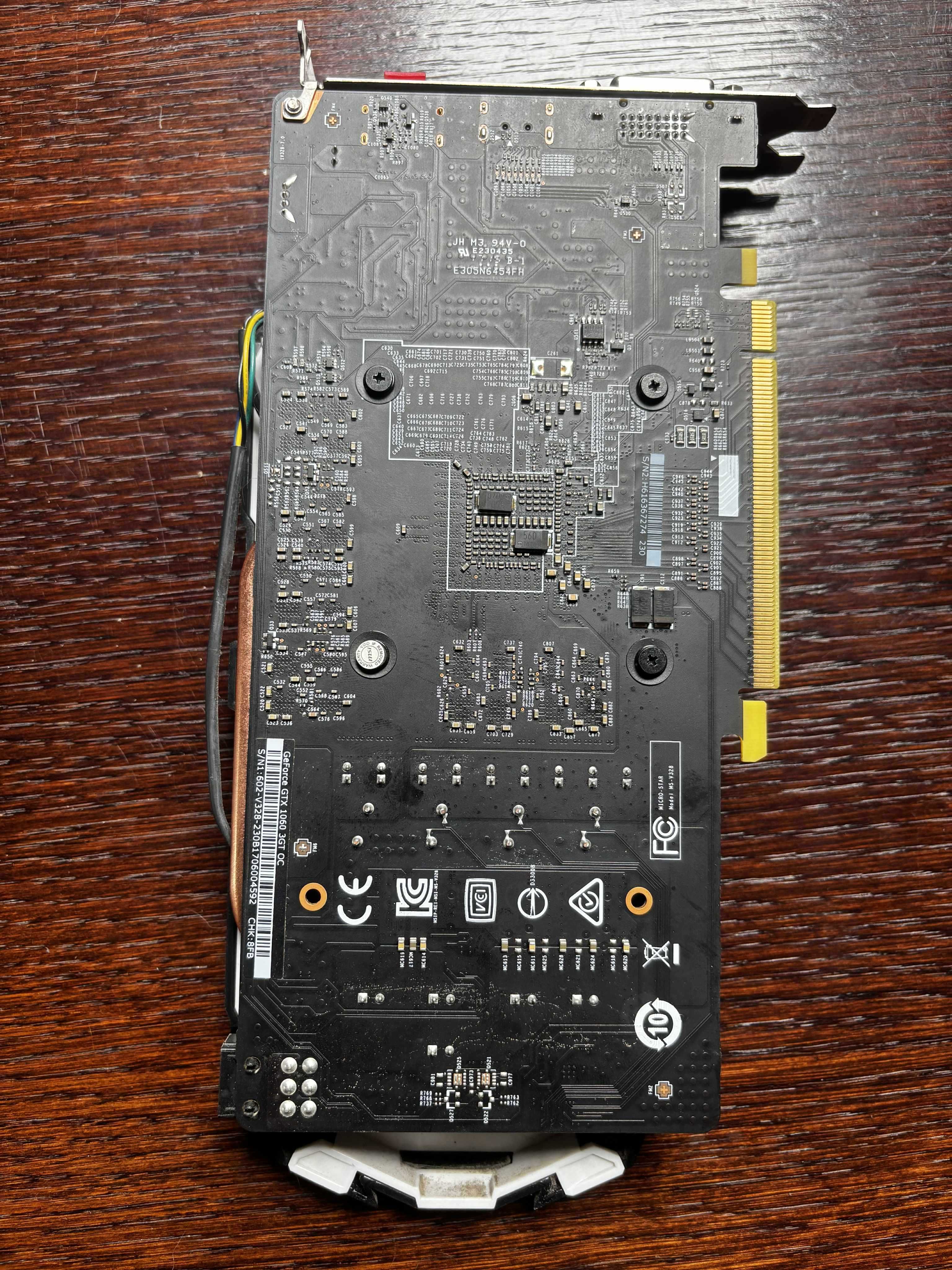 MSI GeForce GTX 1060 3GT OC 3GB GDDR5