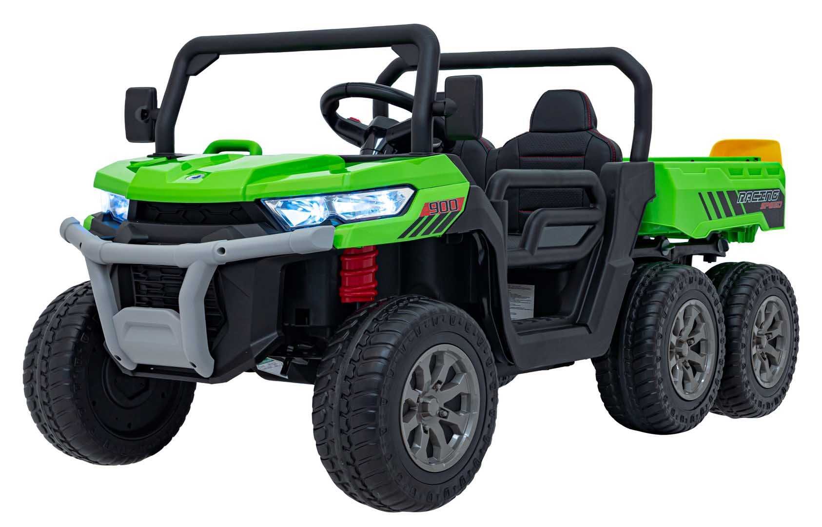 Dwuosobowe Auto na akumulator Farmer Samochód 4×4 Pilot Wywrotka 6 kół