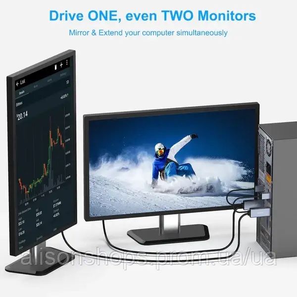 Кабель BENFEI HDMI-DisplayPort, від джерела HDMI до монітора Display