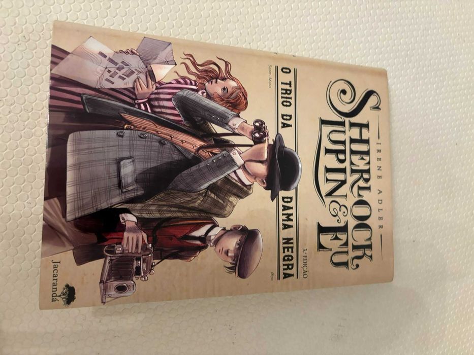 Livro Sherlock, Lupin e Eu -  O Trio da Dama Negra - nº 1