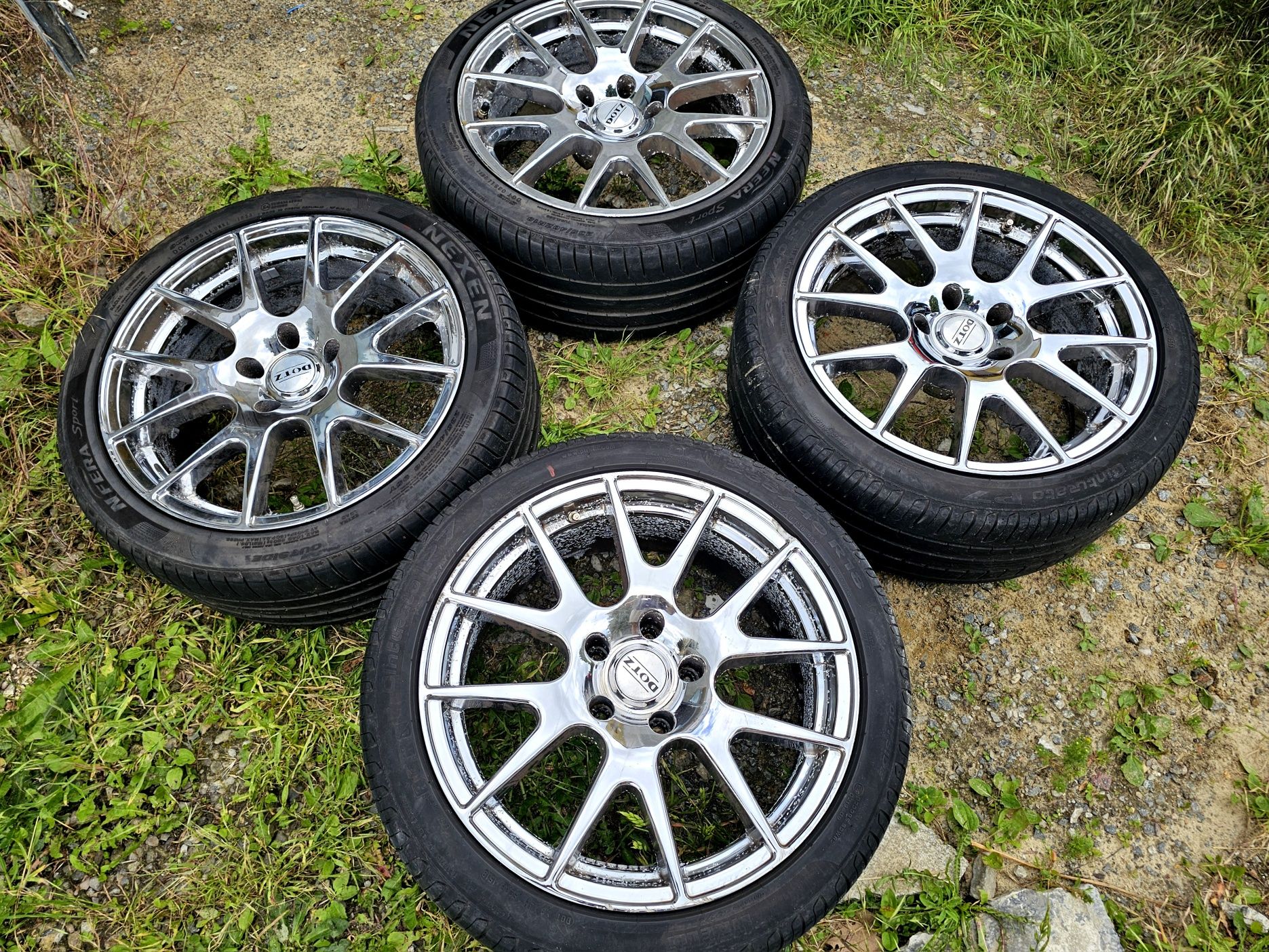 Alu Felgi 18" BMW Dotz 3 5 e60 e61 e90 e91 F10 F11 e39 Chrom 5x120