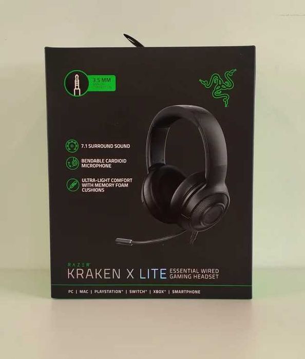 Razer KRAKEN X LITE Auriculares Diadema Negro