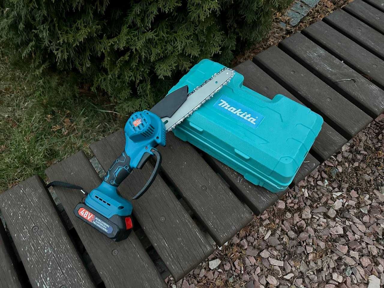 Пила цепная 8 дюймов (20см) makita‼️ Ланцюгова пилка макіта +2️⃣акб