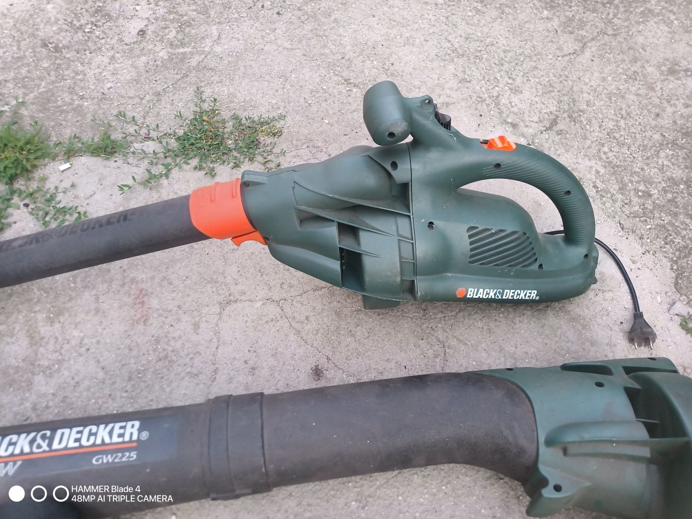 Dmuchawa odkurzacz do liści black decker 1300w gw225