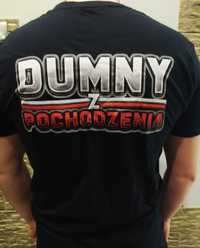 Nowy T-shirt Koszulka Patriotyczna Dumny z Pochodzenia r.M