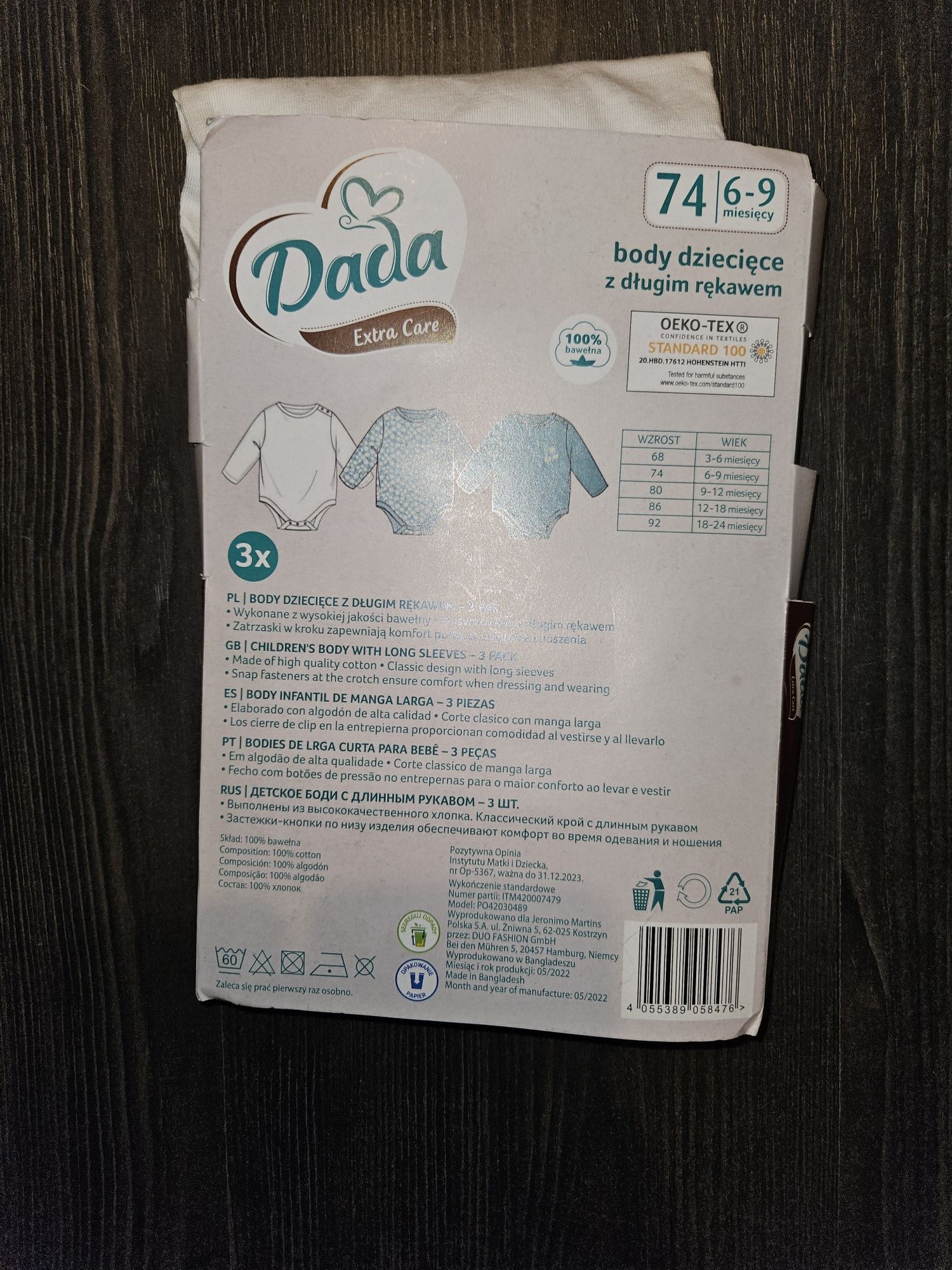 Body dziecięce 3pak