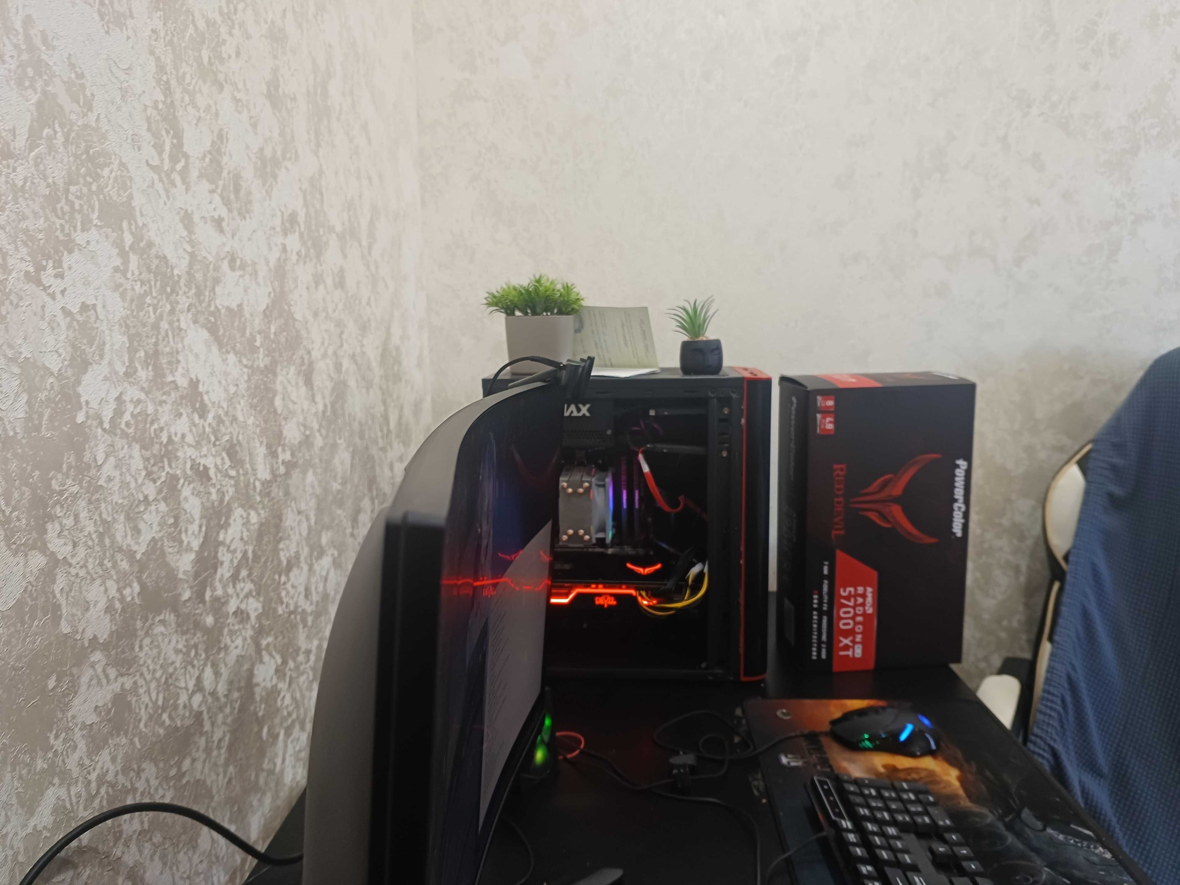Пк в Зборе rx5700xt + Монитор