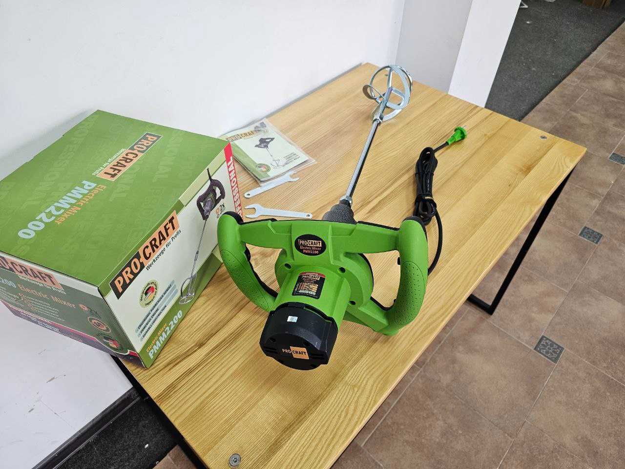 Миксер строительный ProCraft PMM2200 Медная Обмотка Две Скорости