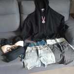 Spodenki letnie 4 pary bluza Cropp zestaw
