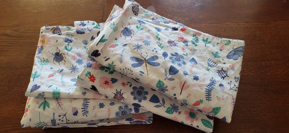 Komplet pościeli do przedszkoly lub do kołyski dla niemowlaka