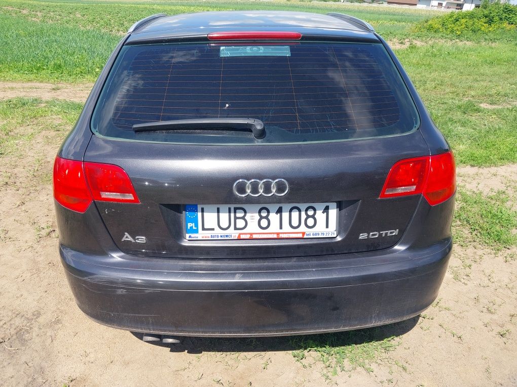 Części audi a3 8p sportback 2.0 tdi bkd skrzynia grf kolor lz7l maska