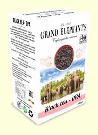 Чай ТМ Grand Elephant’s, оптовые и розничные продажи